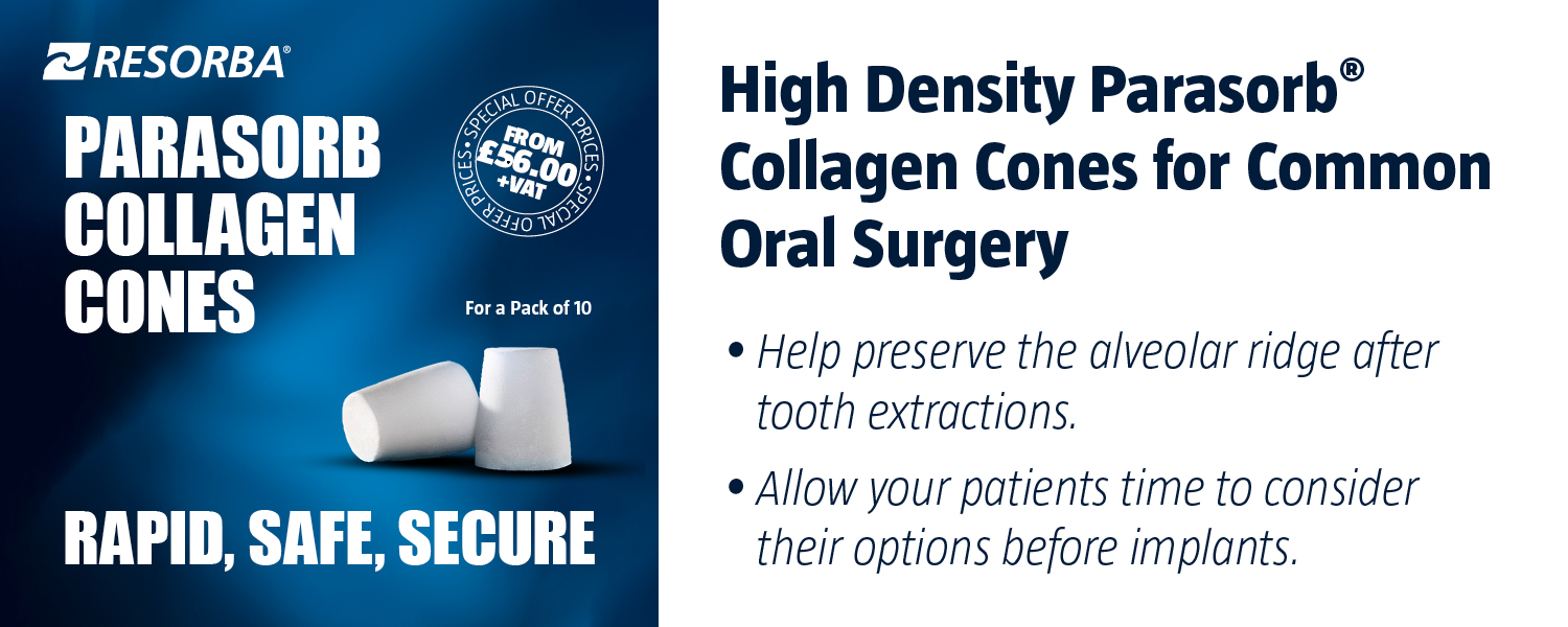 Resorba Parasorb® Collagen Cones: Rapid, Safe and Secure