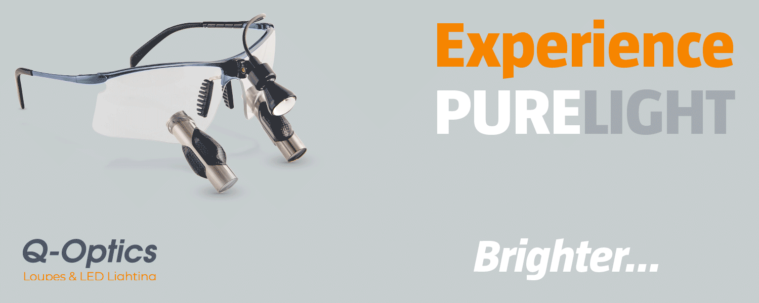 Q-Optics Launches Radiant Pure Dental Loupes Light