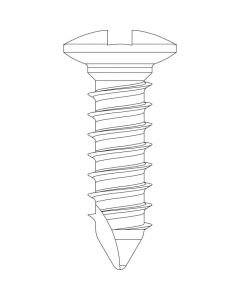 Stoma Bone Screw, 1.6 x 8mm, Pack of 3 - Ref: 23051.08 