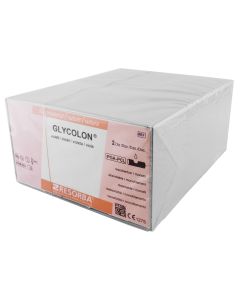 3/0 13mm Resorba Glycolon Suture, Monofil, Undyed, Reverse Prime Cutting, pack of 24