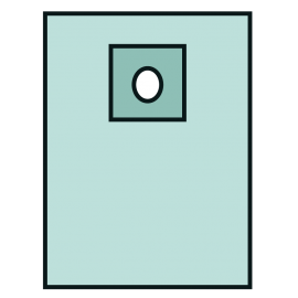 Guardian Aperture Drape 75 x 100cm. Ref: 12044